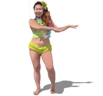 精细3D人物模型 (1)桑巴女